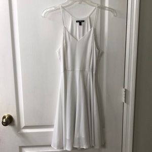 Express Spaghetti Strap High Back White Dress - excellent preloved condition
